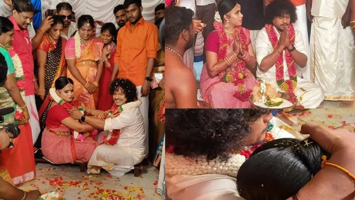 Cook With Comali Pugazh And Benz Riya Marriage Pictures Goes Viral
