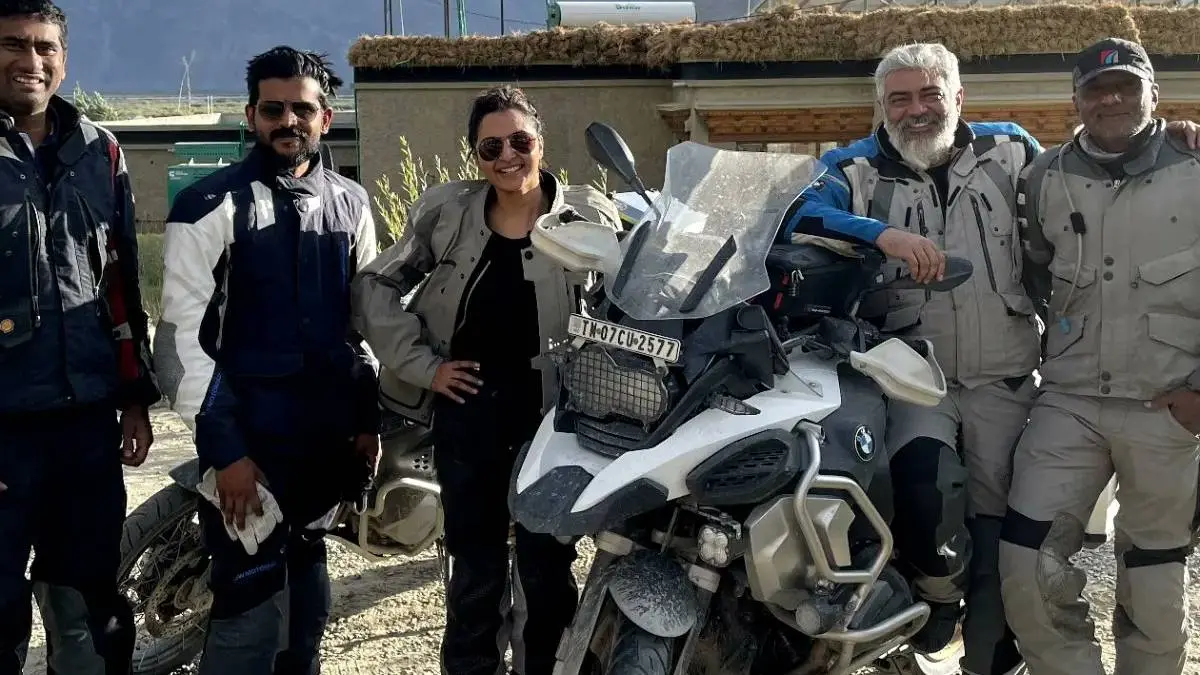 Viral Photos: Manju Warrier Joins Ajith Kumar For Bike Trip In Ladakh