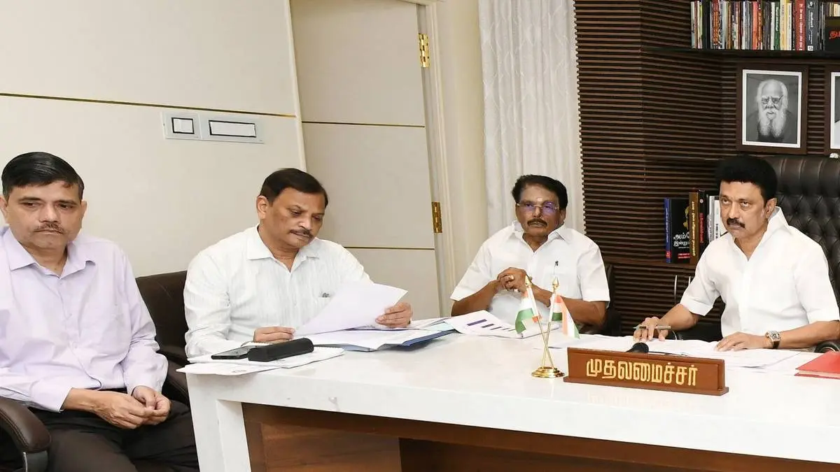 CM Stalin Holds Consultation Meeting On North East Monsoon Activities