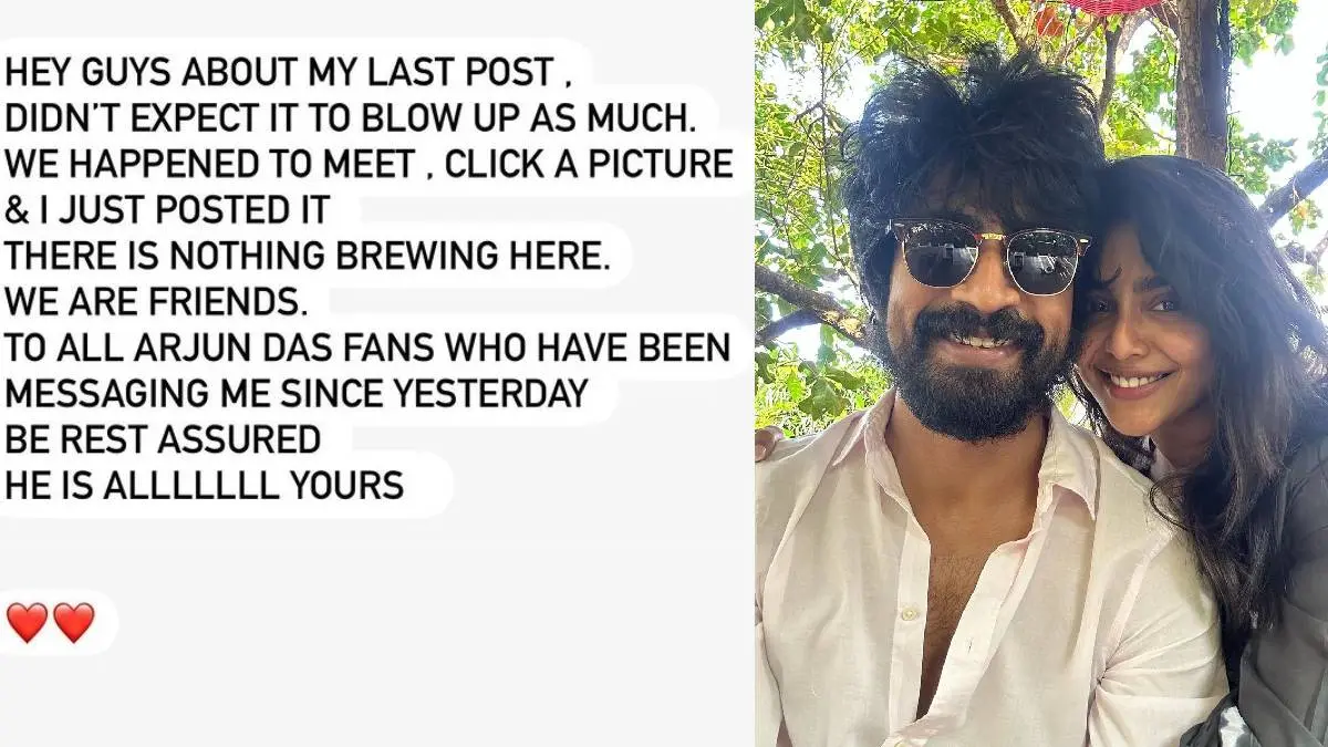 Aishwarya Lekshmi Clarifies Her Relationship With Arjun Das