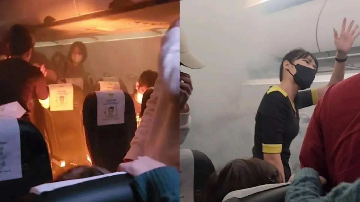 Scoot Airlines: TAIWAN Aircraft Cabin Faced Power Bank Battery Fire