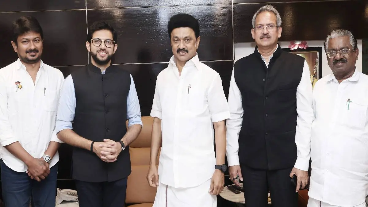 Aditya Thackeray Met Tamil Nadu CM Stalin At His Residence Today