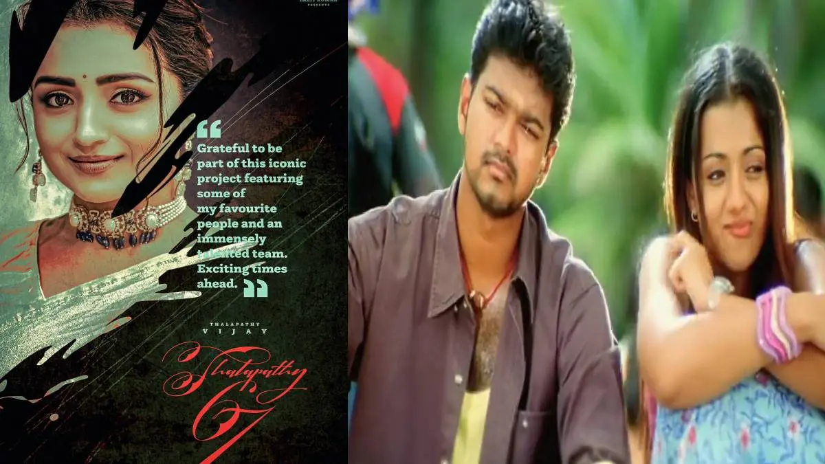Trisha Reunites With Actor Vijay After 14 Years In Thalapathy 67
