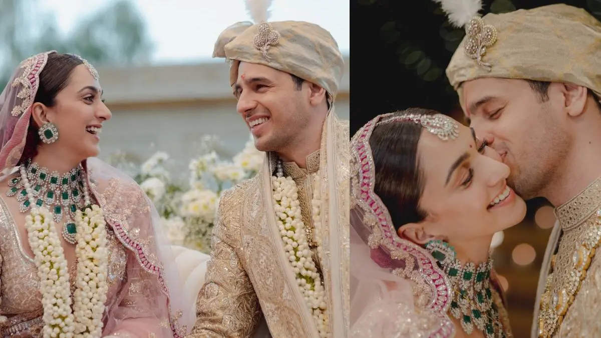 Bollywood actor Sidharth Malhotra And Kiara Advani Wedding Photos