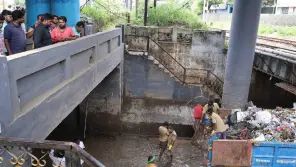 Coimbatore: Rain Water Accumulated In Avinashi Road Flyover Removed