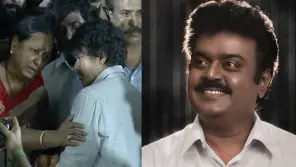 Actor Vijay Pay Respect To DMDK President Vijayakanth - Photos Viral