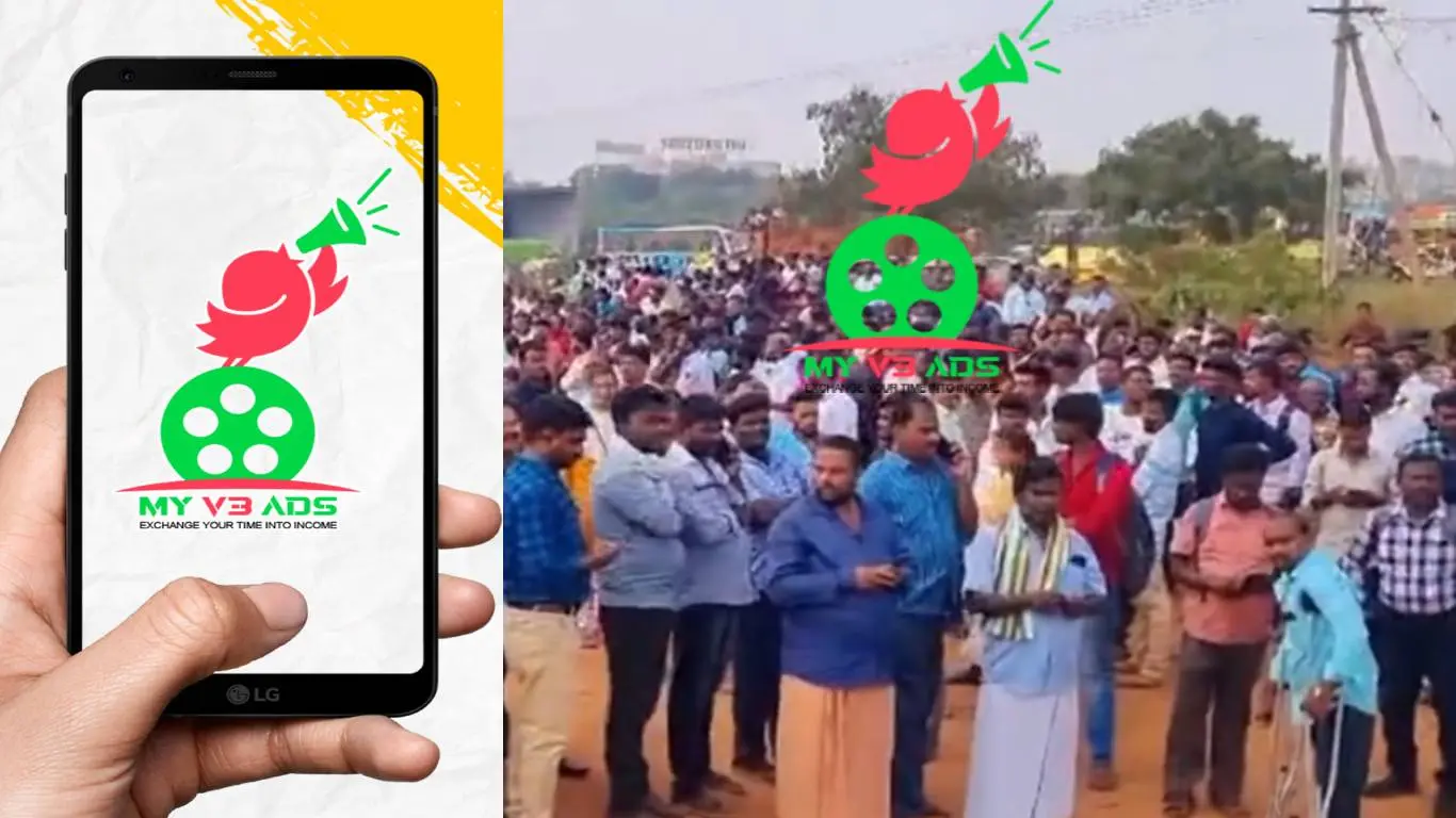 Coimbatore: Thousands Gathered In Support Of MLM Company My V3 Ads