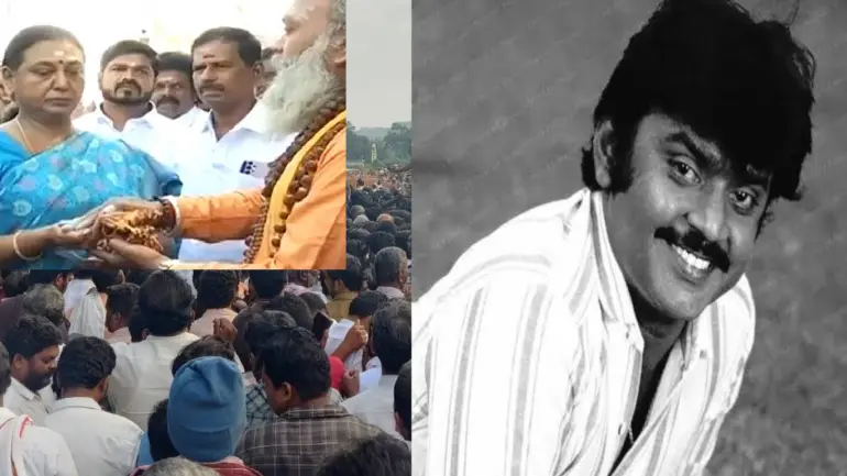 Actor And Politician Vijayakanth Spirit On Preacher Video Go Viral