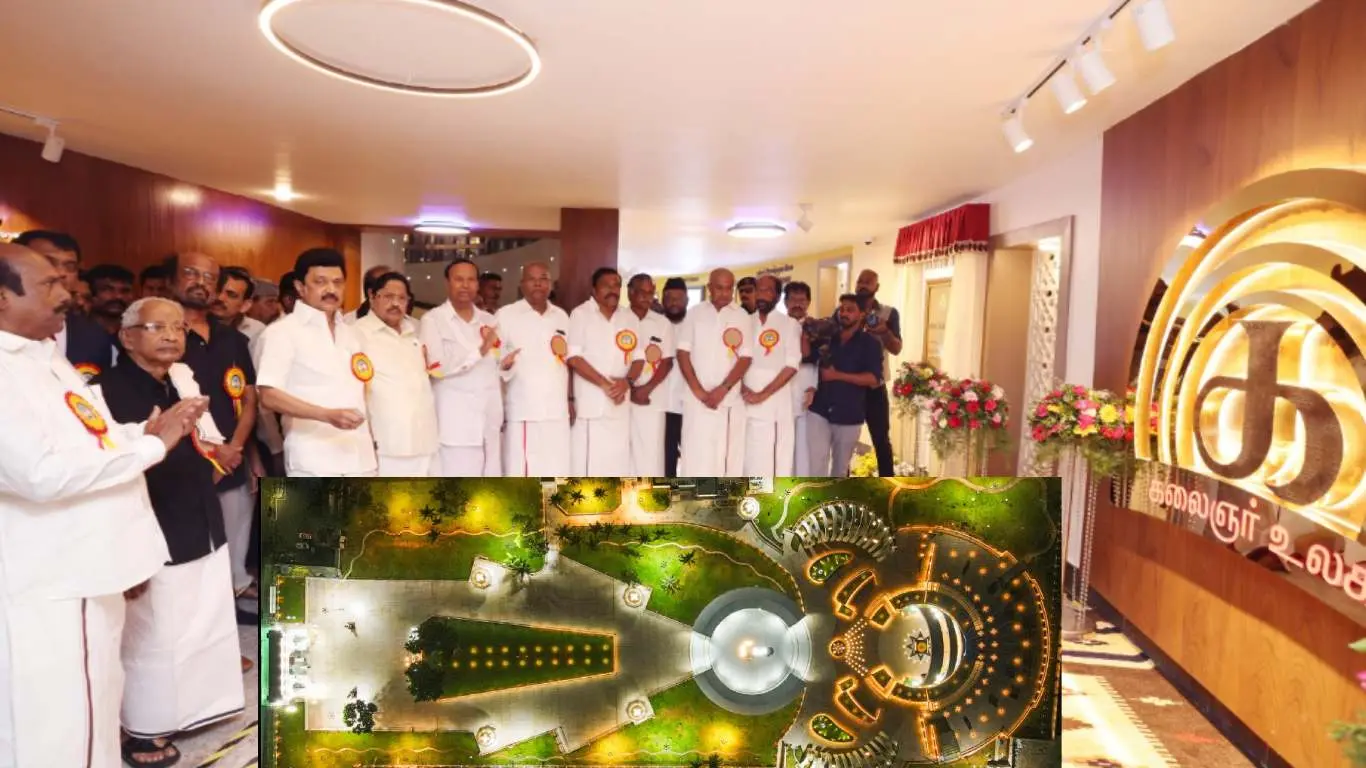 TN CM Stalin Inaugurates Kalaignar Karunanidhi Memorial Renovation