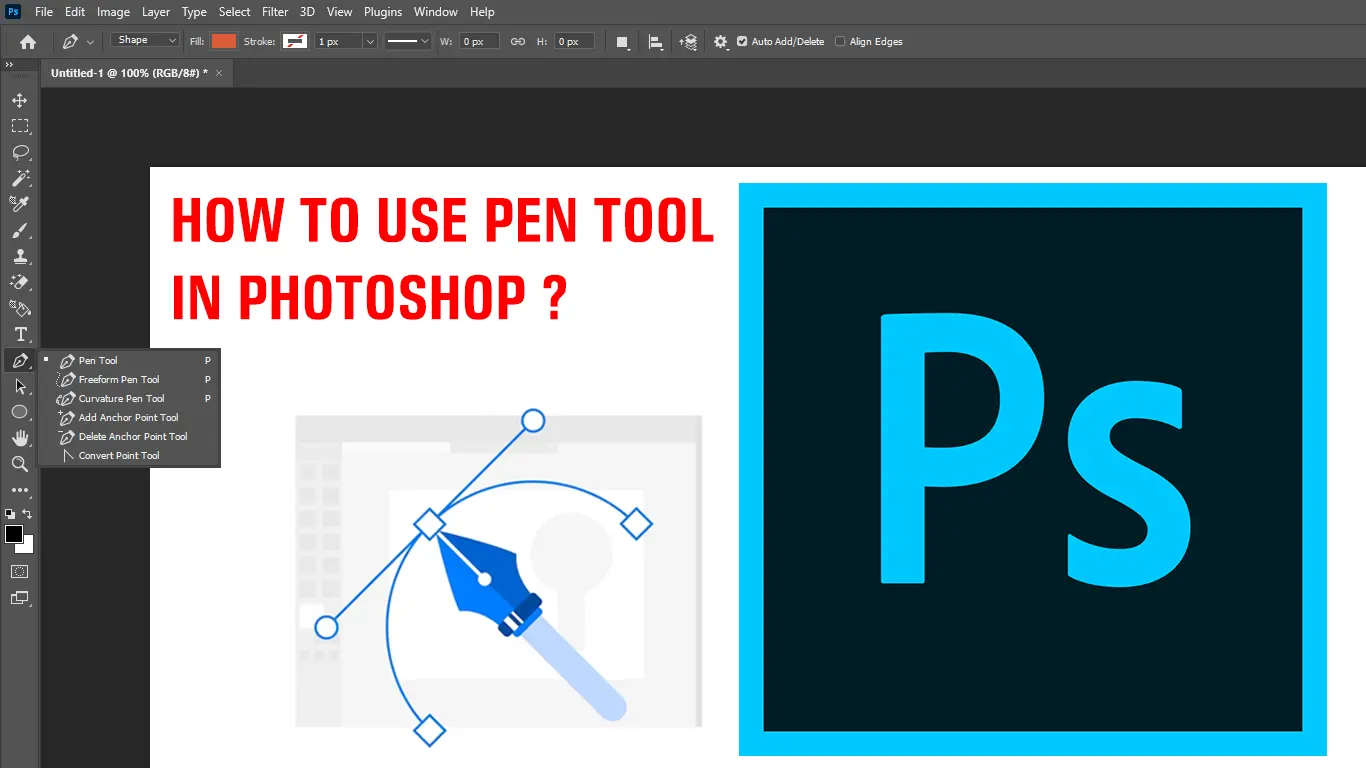 How to Use Pen Tool in Photoshop?