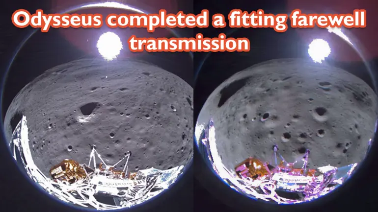 US Odysseus Update: The Moon Lander Goes Inactive After Tilted Landing