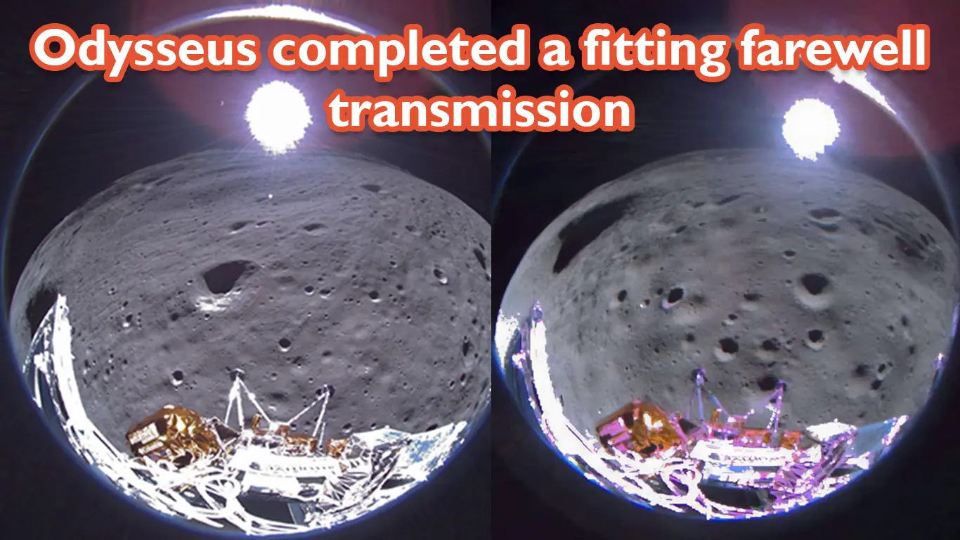 US Odysseus Update: The Moon Lander Goes Inactive After Tilted Landing