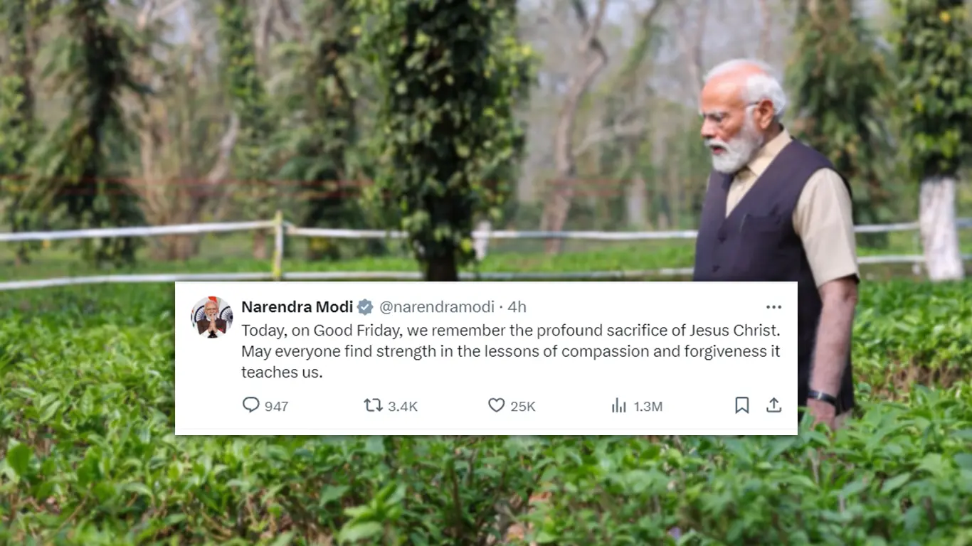 PM Modi Recalls Profound Sacrifice of Jesus Christ On Good Friday