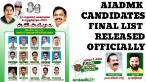Lok Sabha Election 2024: Final List Of AIADMK Candidates