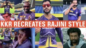 IPL 2024: KKR Recreate Superstar Rajinikanth Iconic Sunglass Style