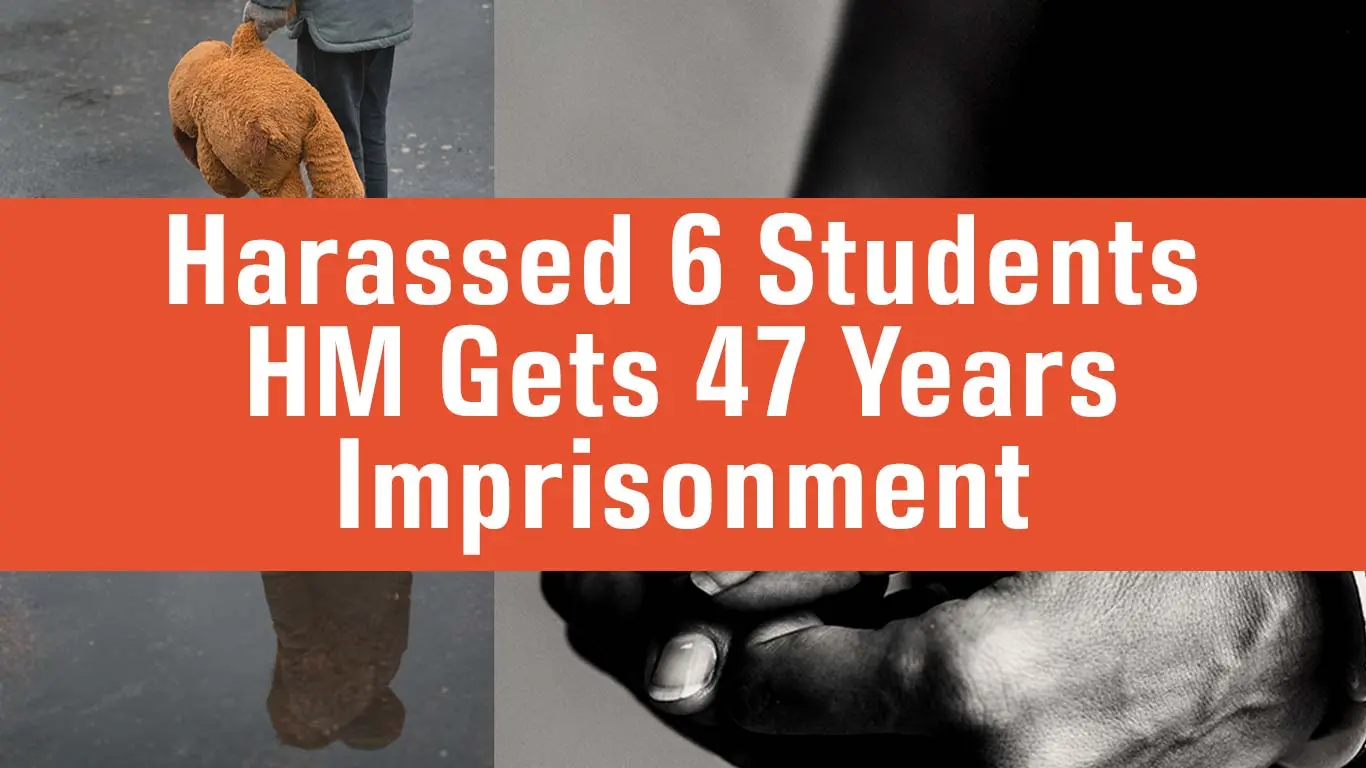Sivagangai: Headmaster Gets 47 Years Imprisonment for Sexual Abuse
