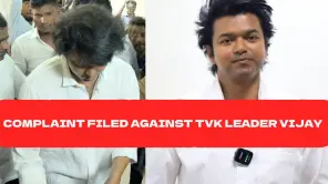 Complaint Filed Against TVK Leader Vijay Stating Poll Violation