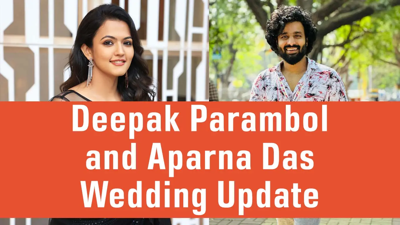 Aparna Das And Deepak Wedding Details, Photos And Updates