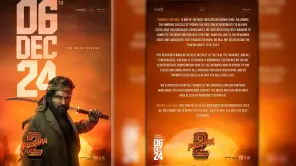 Pushpa 2 Starring Allu Arjun Release Date Postponed To Dec 6