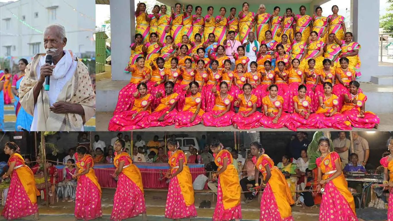 Coimbatore: 2500 Celebrate 78th Oyilattam in Bommanam Palayam