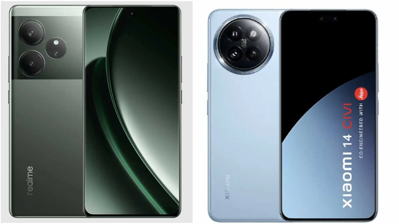 Realme GT 6 Vs Xiaomi 14 CIVI Specification And Price In India