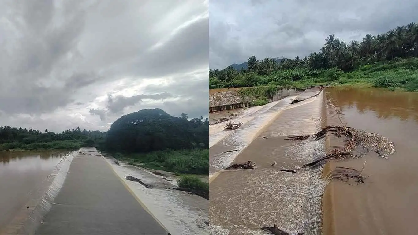 Flood Alert In Coimbatore As Water Level Rises In Noyyal River