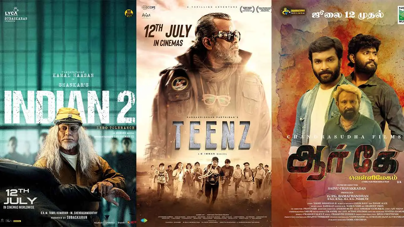 July 12 2024 Tamil Theatre Movie Release List