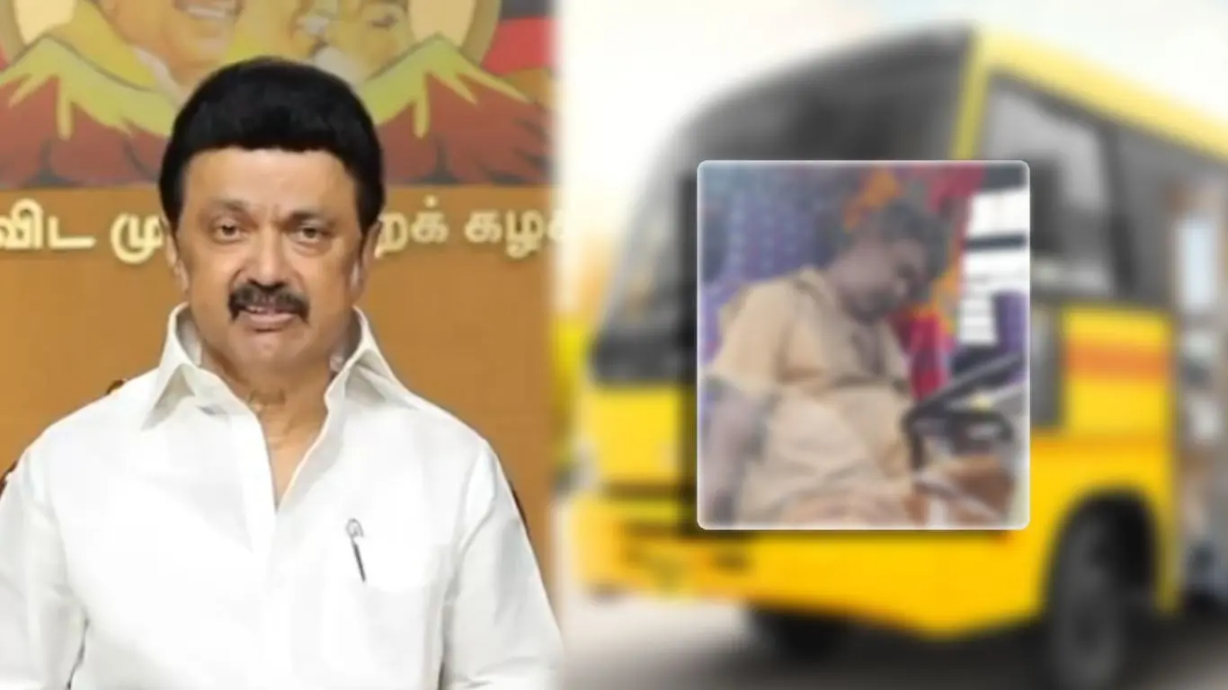 CM Stalin Pays Condolences to Van Driver Who Saved 20 Students
