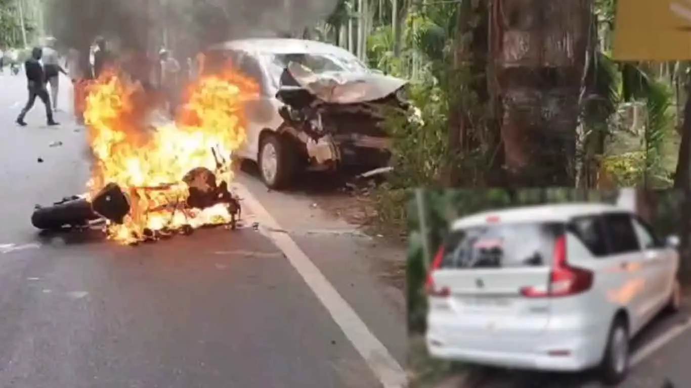 Two Youths Killed After Bike Rams Nilgiris SP Car near Kallar