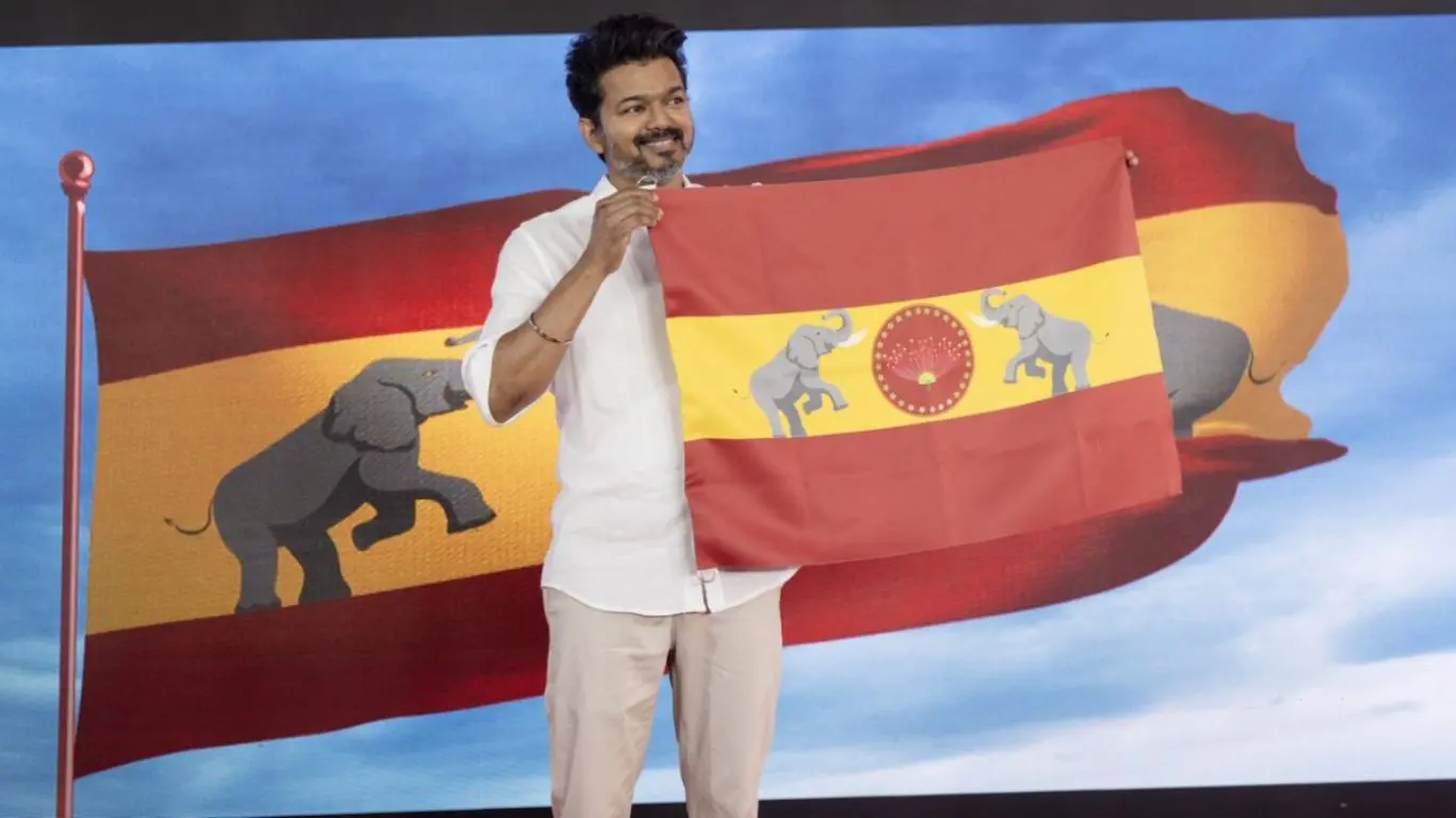 Vijay Flag Launch: What Is The Meaning Of TVK Flag And Anthem?