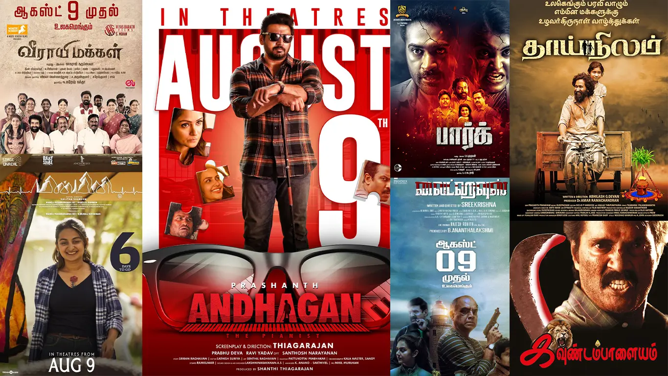 August 9, 2024 Theatre Release Tamil Movies List