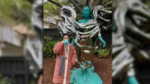 Mark Zuckerberg Install Giant Statue Of His Wife Priscilla Chan