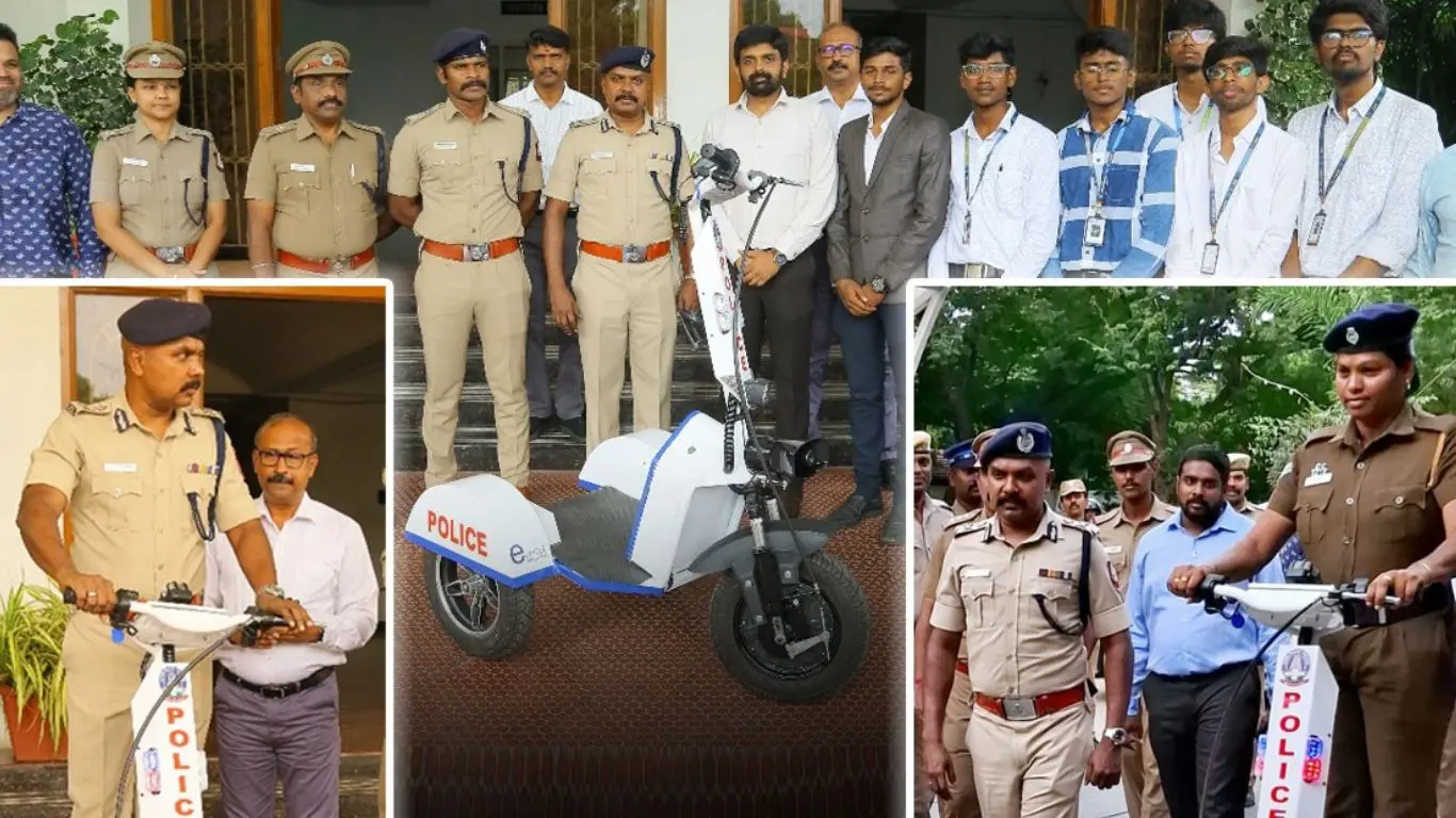 Coimbatore: Smart Electric Patrol Vehicle For Police Launched