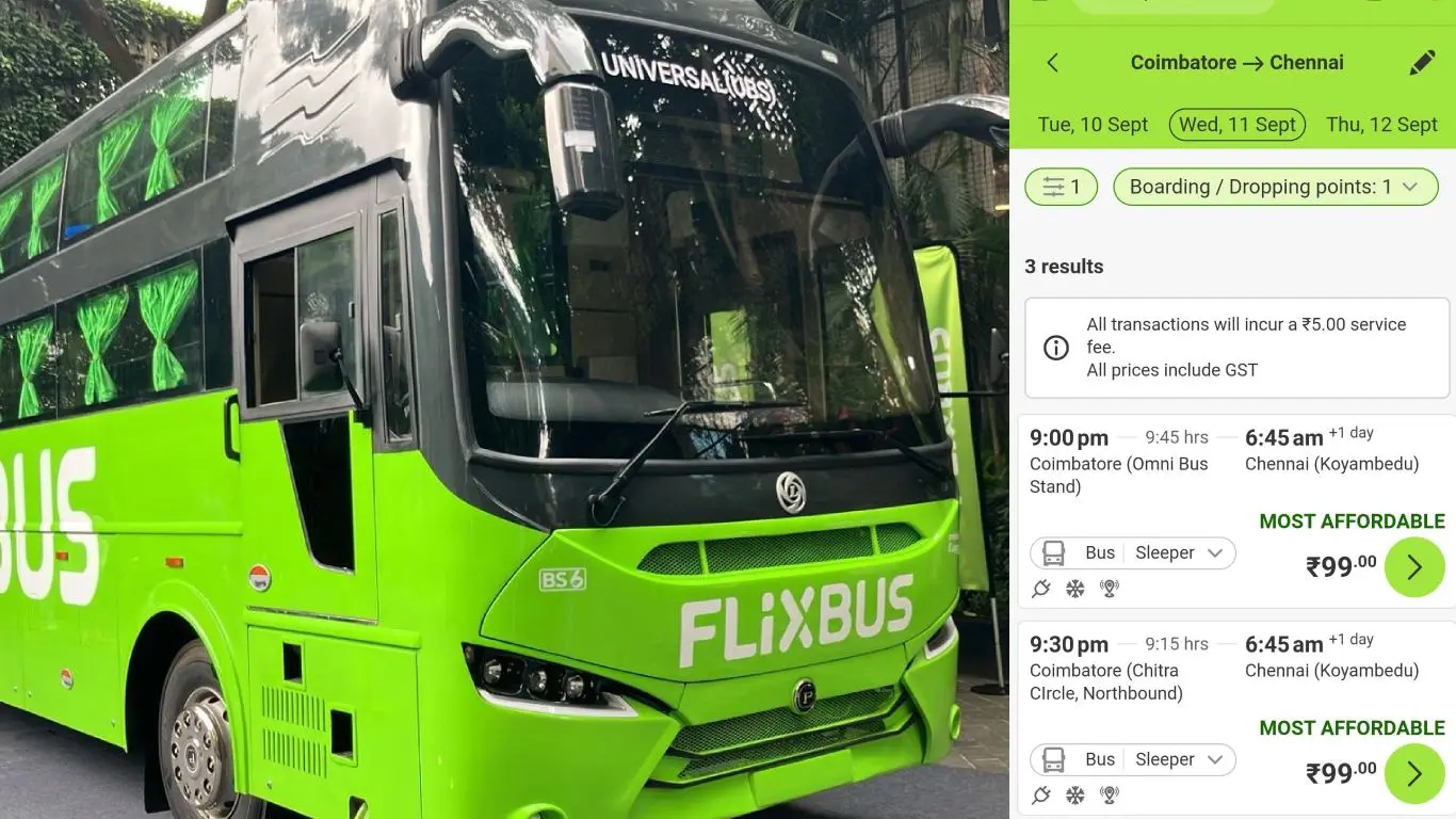 Flixbus Offers Ticket For Rs 99, How To Book Ticket Online?