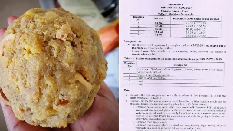 Beef Fat And Fish Oil In Tirupati Laddu Stirs Political Fight