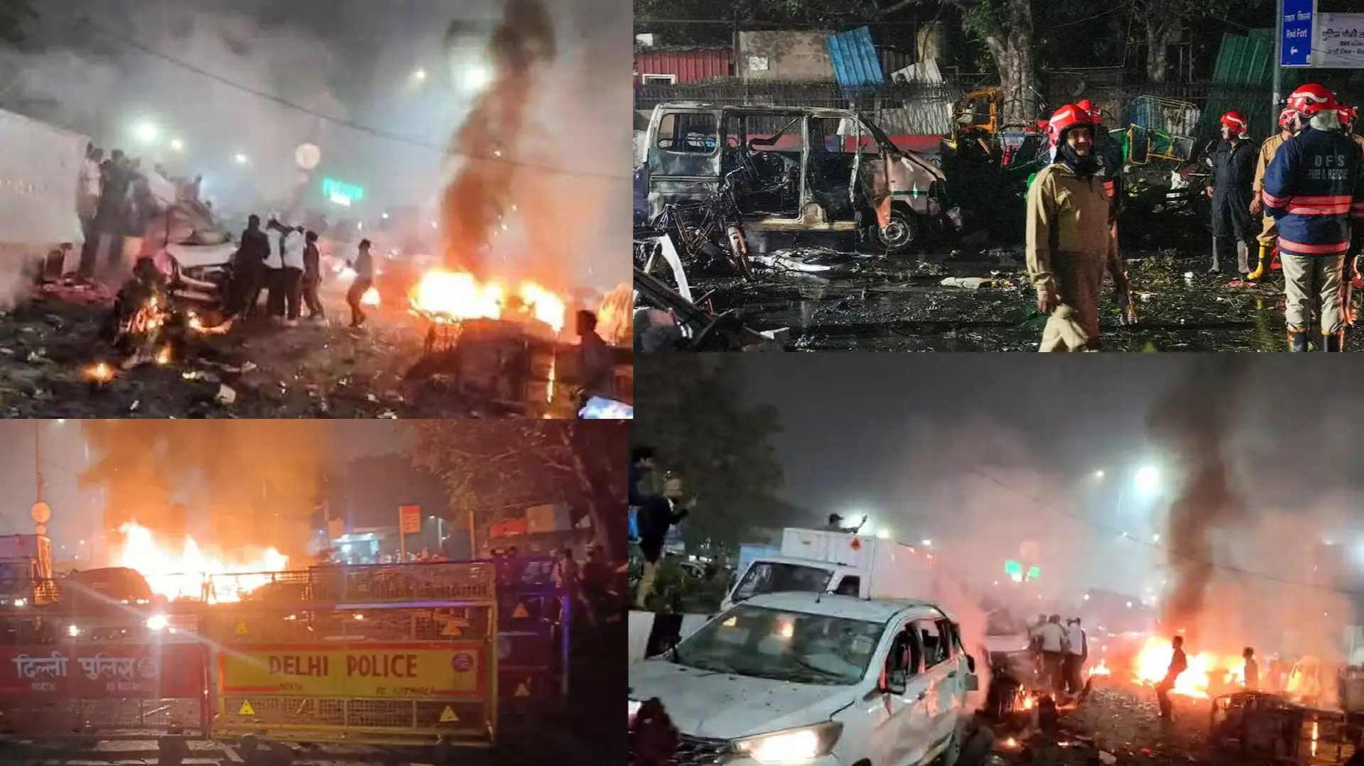 Delhi Car Bomb Blast Near Red Fort