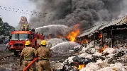 Fire Breaks Out at Thermocol Warehouse in Peelamedu, Coimbatore