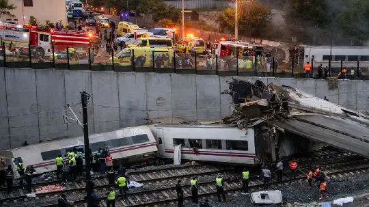 The tragic high-speed train crash in Southern Spain