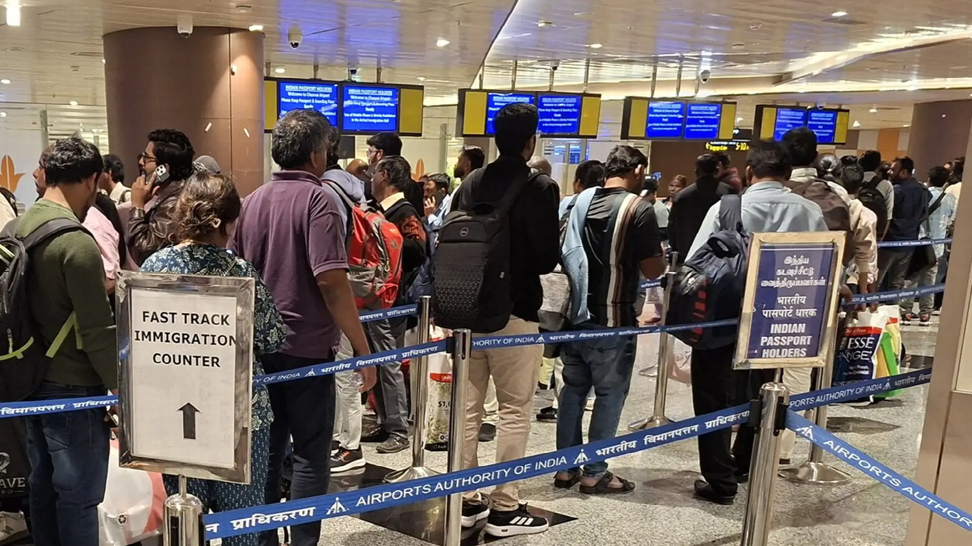 The Boarding Point in Chennai Airport