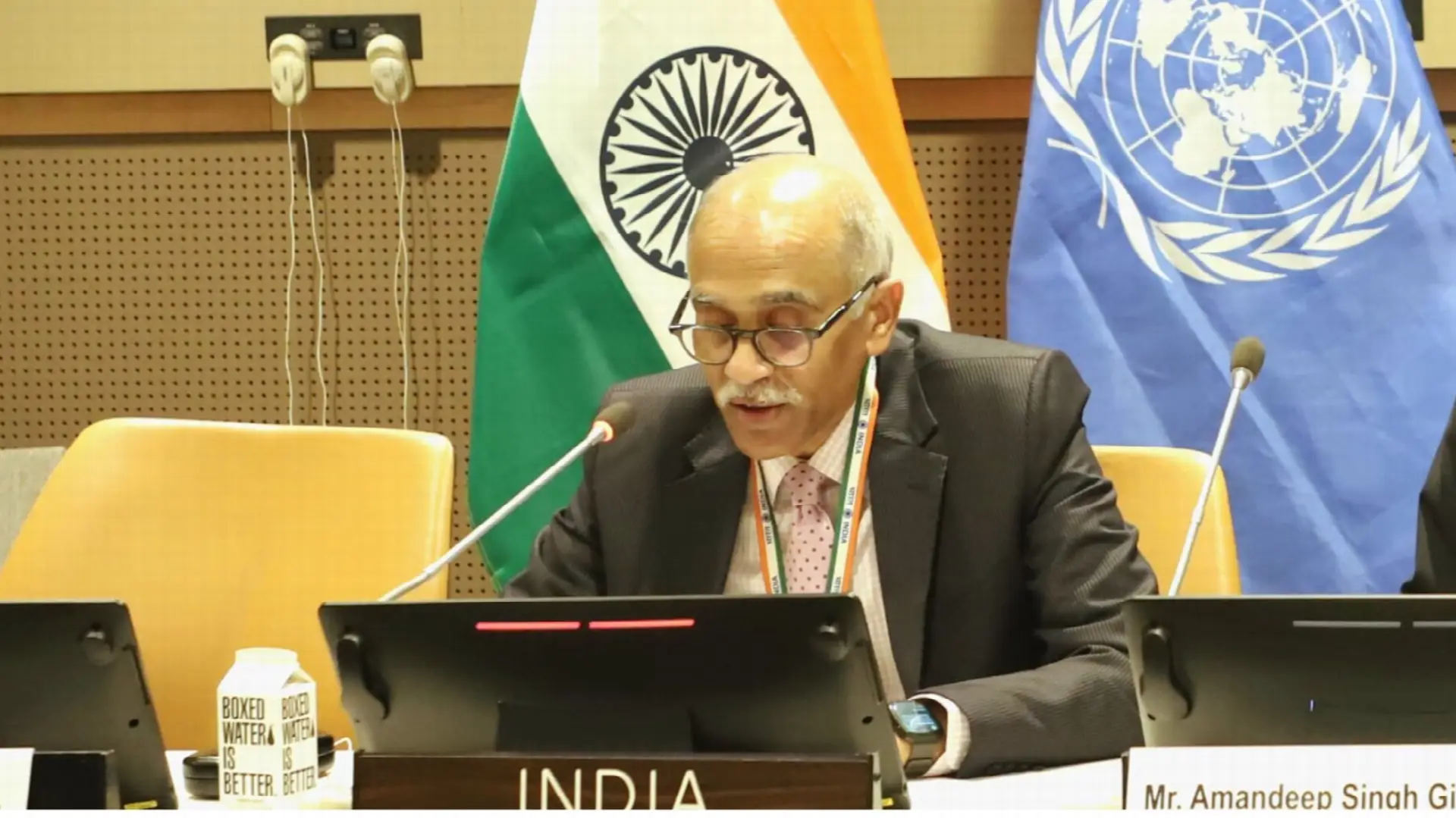 India's Permanent Representative to the UN, Ambassador Parvathaneni Harish