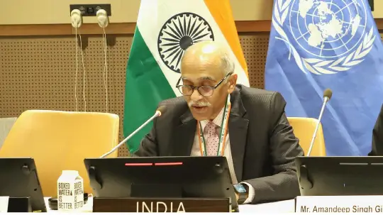 India's Permanent Representative to the UN, Ambassador Parvathaneni Harish