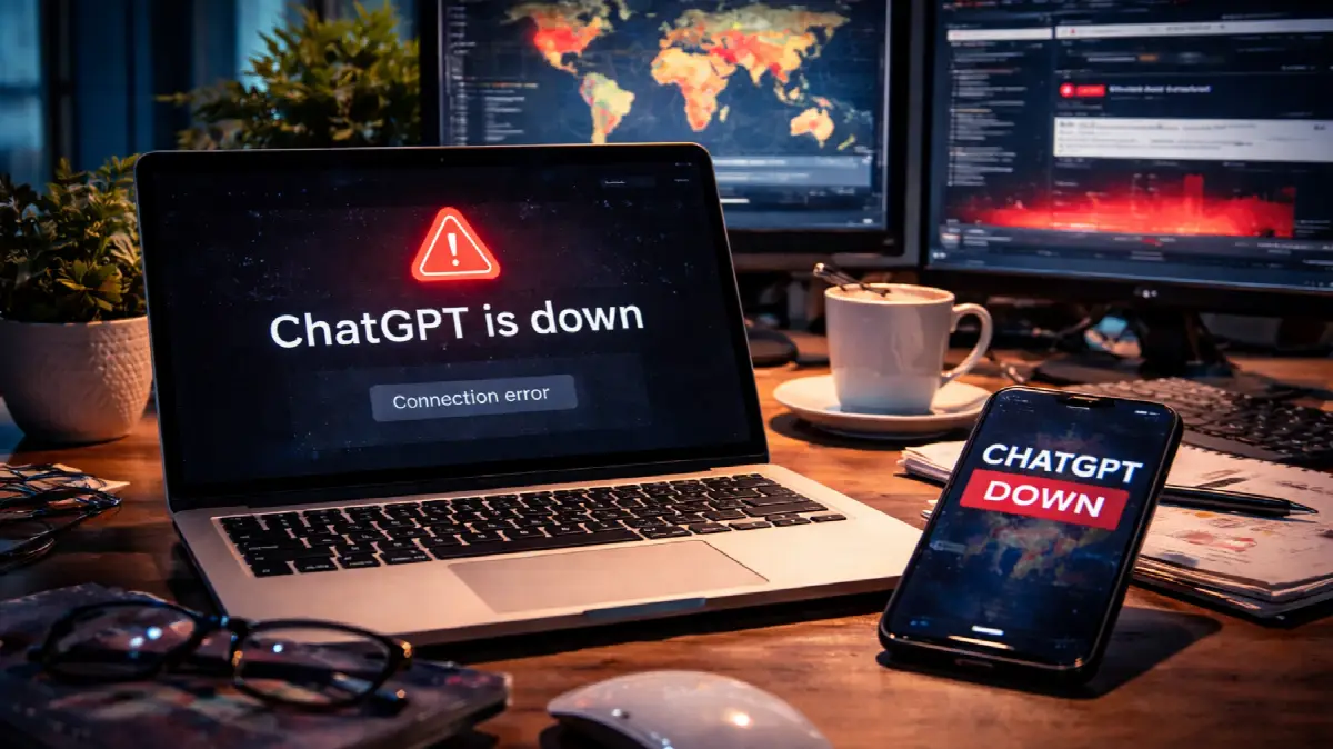 ChatGPT Outage across devices