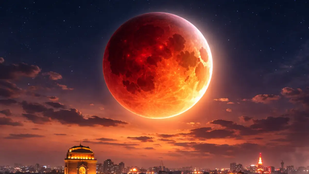Lunar Eclipse on March 3, 2026; India to Witness Rare 'Blood Moon'