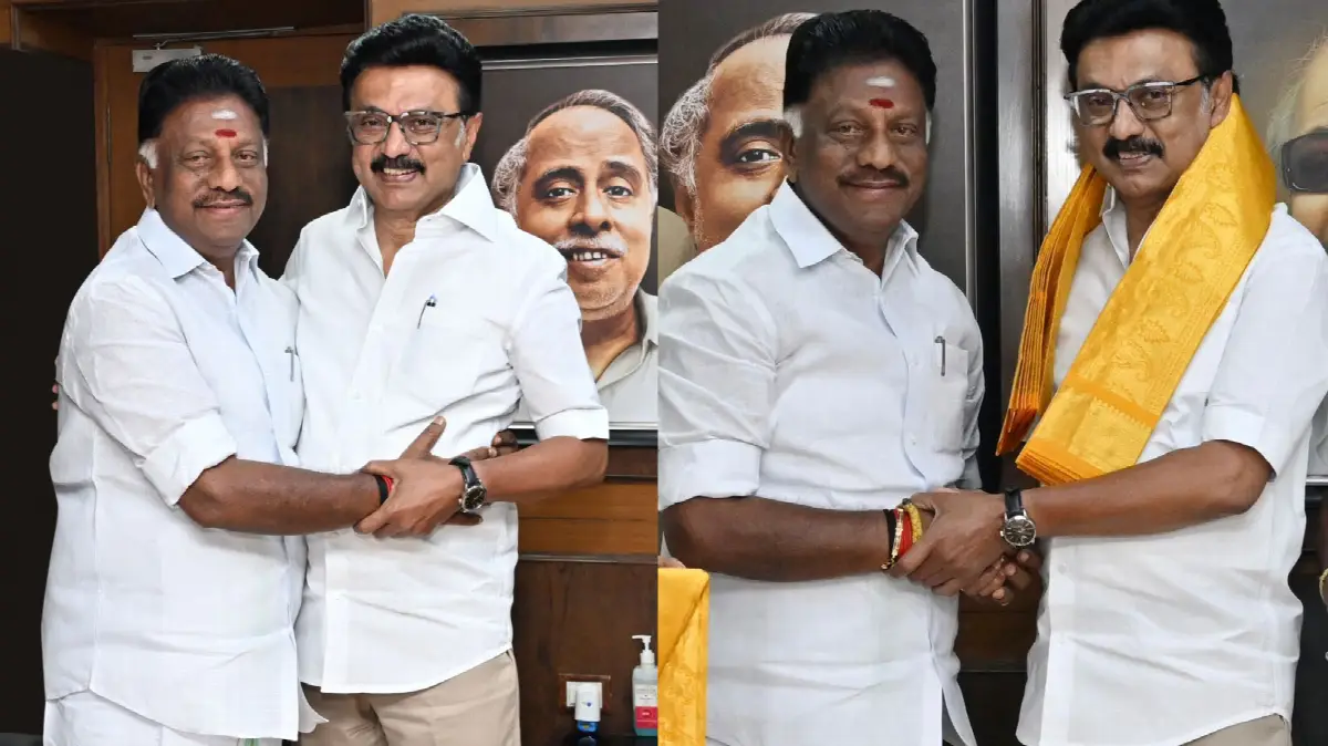 Three-Time CM O Panneerselvam Joins DMK Ahead of Election 2026