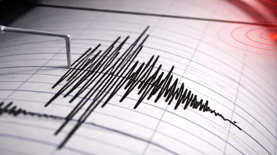 Seismograph in action during an Earthquake