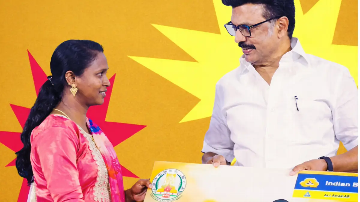 T.N CM Stalin Credits ₹5,000 to 1.31 Crore TN Women Under KMUT Ahead of Elections