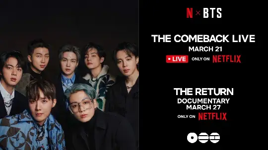 BTS Announce Live Comeback, New Netflix Documentary Revealed