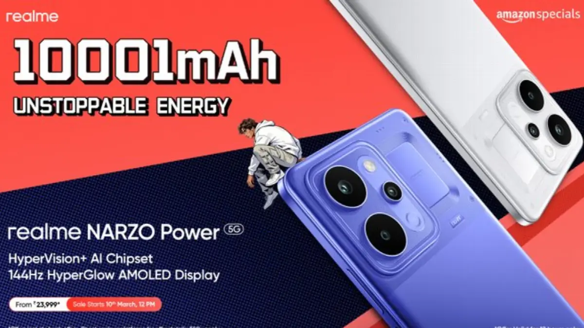 Realme released the new Nazro power 5G with 10001 mAh battery