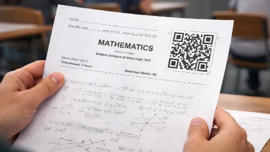 CBSE Maths Exam QR Code Creates Buzz After Redirecting to YouTube