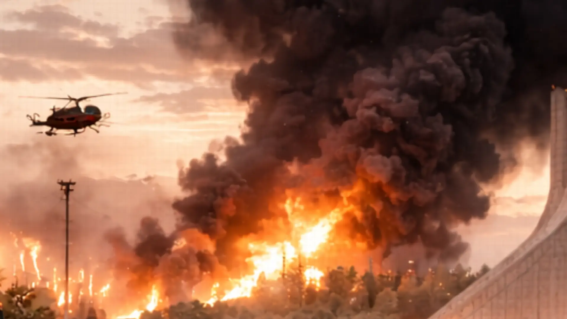 AI image of Iran attack